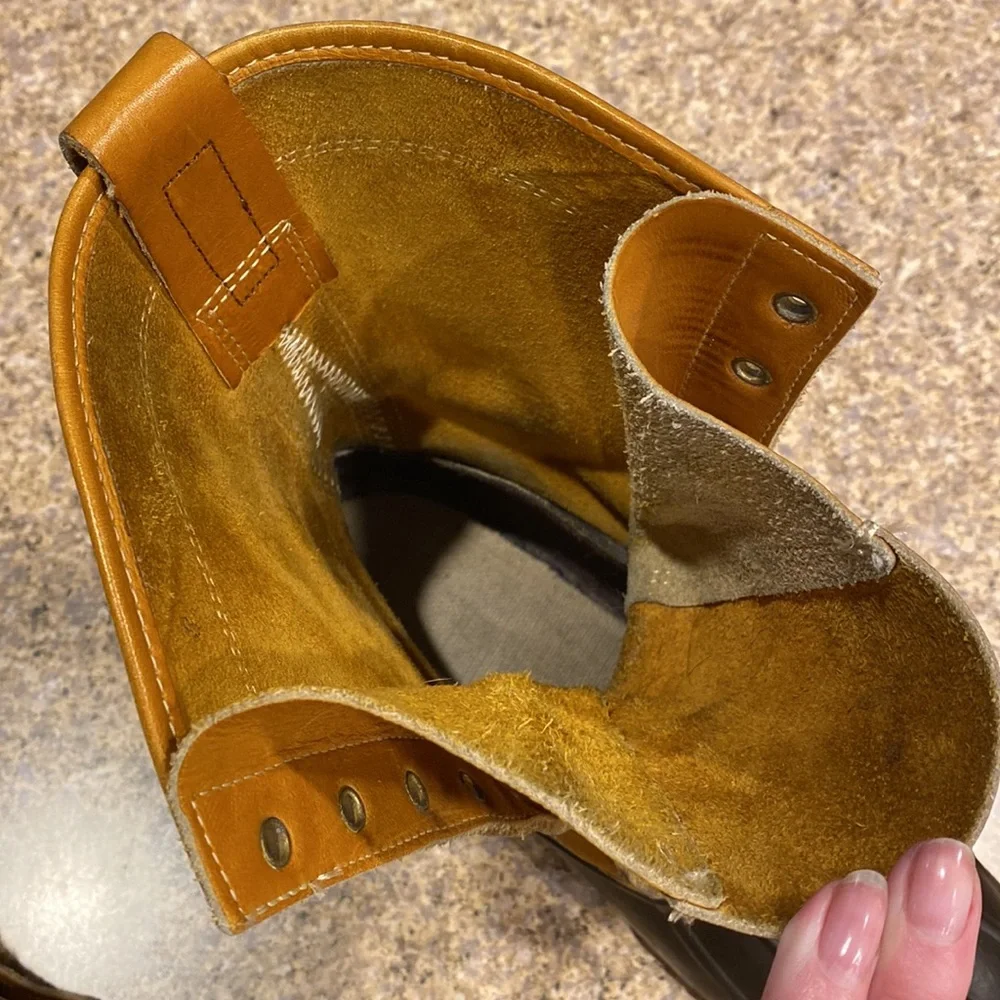 L. L. Bean Vintage Leather Duck Boots (No Innersoles or Laces)With Imperfections